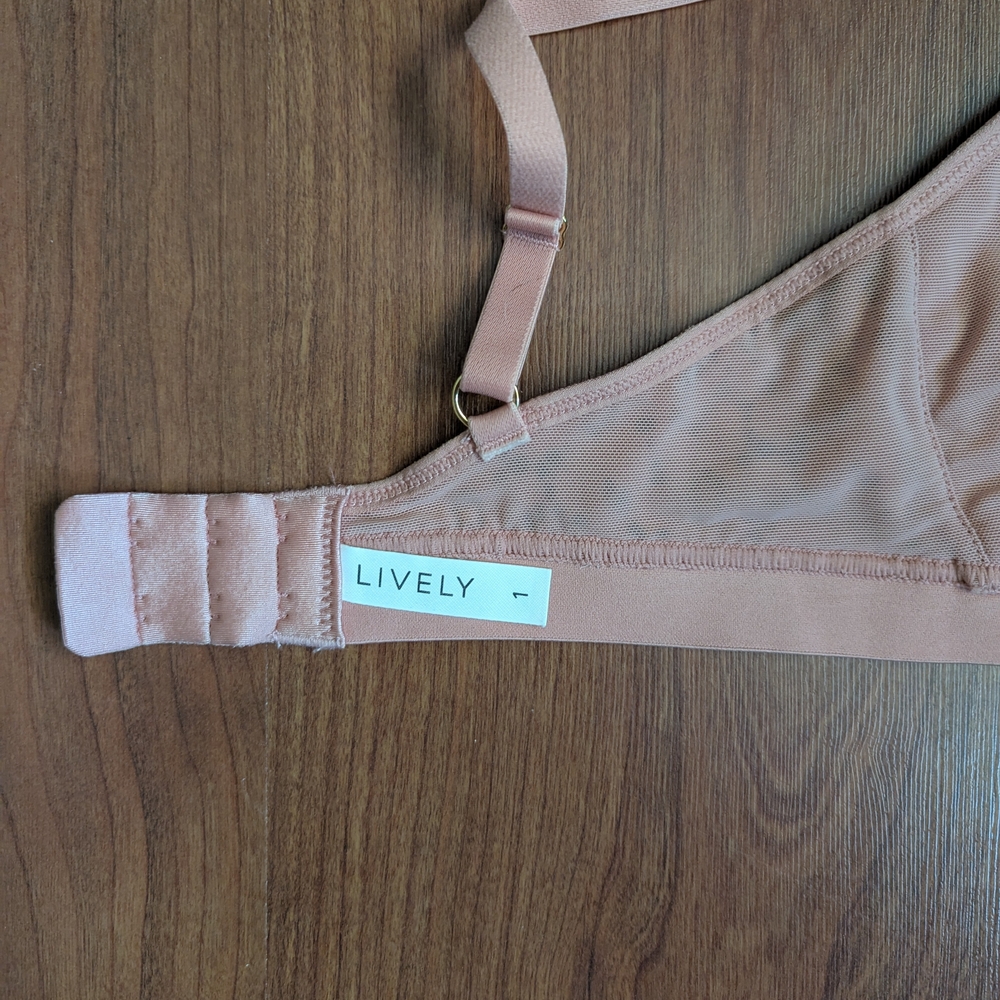 Lively Cream and Purple Wireless Lace Bralette Set - Picture 6 of 7
